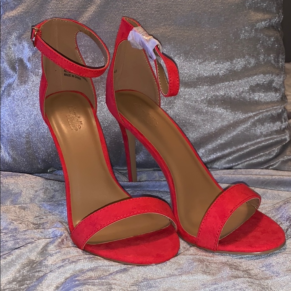 Charlotte Russe Faux Suede Rebekah Heels